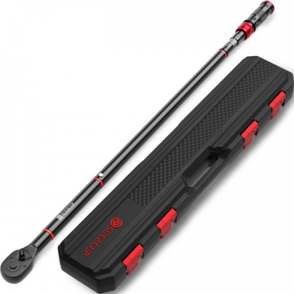 3/4-inch Drive Click Torque Wrench, 100-850ft.lb/1...